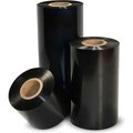 Blue Star Zebra 3200 Wax & Resin Ribbons, 2-1/2inW x 244'L, 1/2in Core, Black, 12 Rolls/Case 03200GS06407